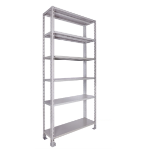 Estante de Aço 30cm Linha Pesada CHAPA 22 c/ 06 Prateleiras e 04 Colunas L3. (100 kgs)