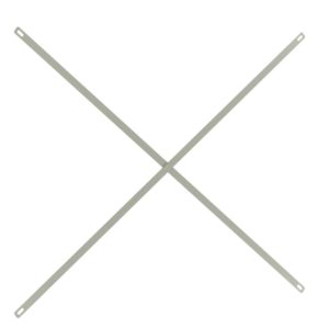 Reforço "X" de Fundo para Estantes