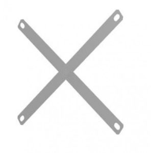 Reforço "X" Lateral para Estantes de 30 cm.