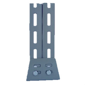 Sapata de aço DUPLA para estantes.