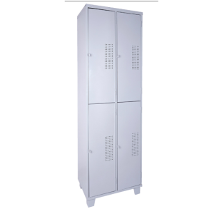 Roupeiro de Aço com 04 Portas Grandes com Pitão para Cadeado em "CHAPA 26".