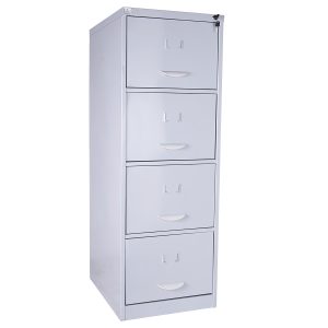 Arquivo em Aço com 04 Gavetas e Puxador Econômico em "CHAPA 26".